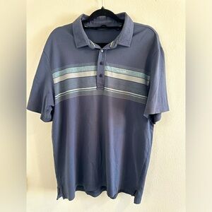 Travis Mathew Short Sleeve Golf Shirt Polo -  Navy - Size Large